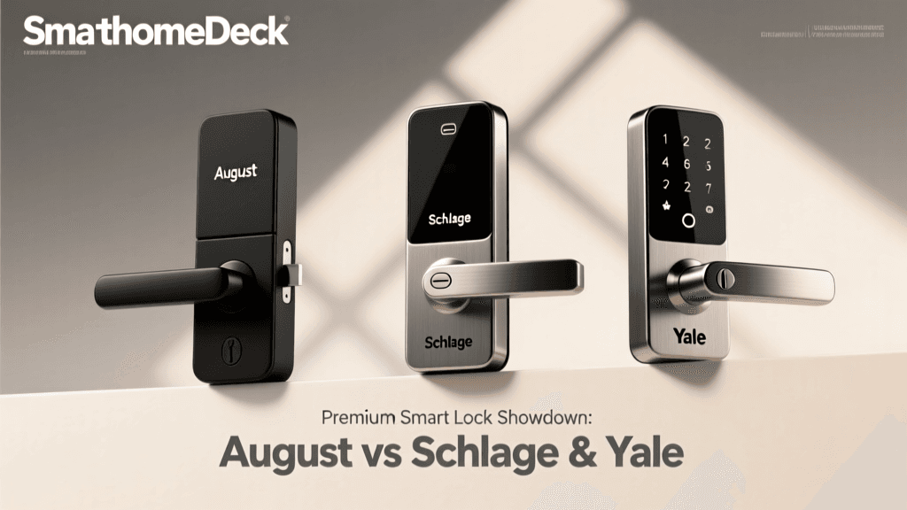 Premium Smart Lock Showdown: August vs Schlage vs Yale
