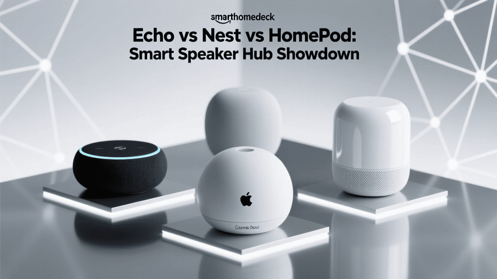 Echo vs Nest vs HomePod: Smart Speaker Hub Showdown