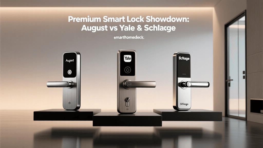 Premium Smart Lock Showdown: August vs Yale vs Schlage