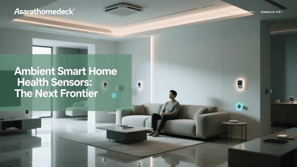 Ambient Smart Home Health Sensors: The Next Frontier