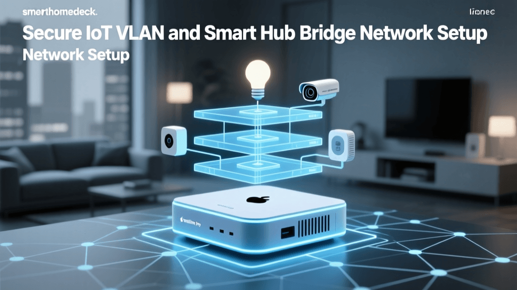 Secure IoT VLAN and Smart Hub Bridge Network Setup