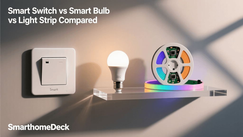 Smart Switch vs Smart Bulb vs Light Strip Compared