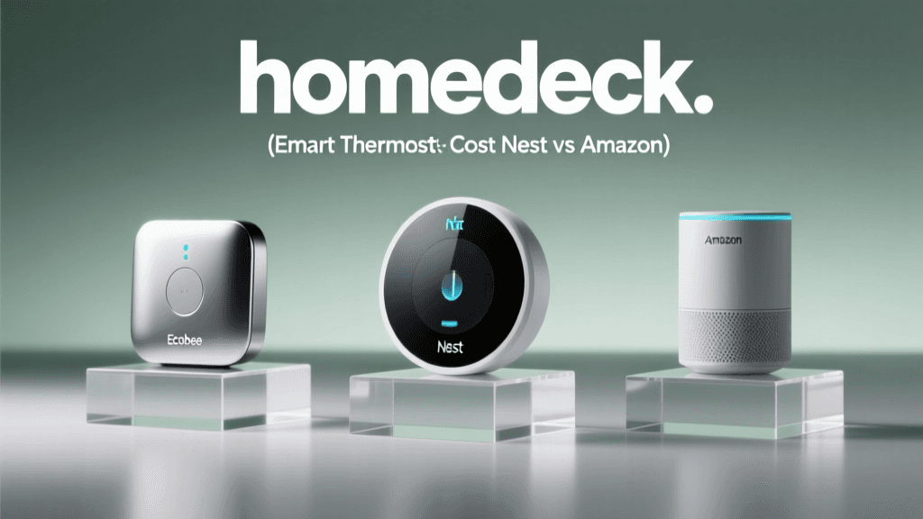 Smart Thermostat Cost Analysis: Ecobee vs Nest vs Amazon