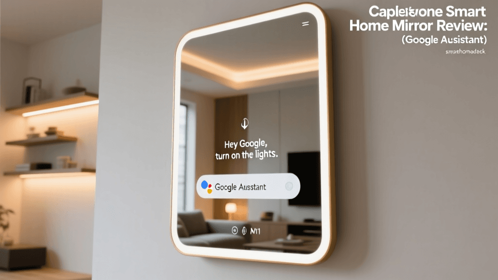 Capstone Smart Home Mirror Review: Google Assistant