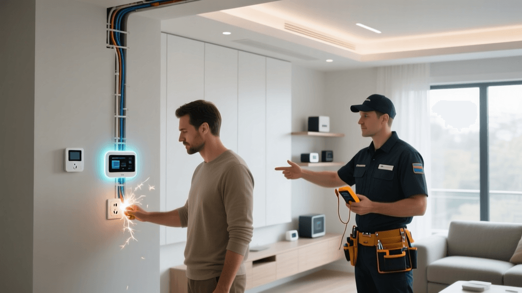 Smart Home Wiring Troubleshooting: When to Call an Electrician
