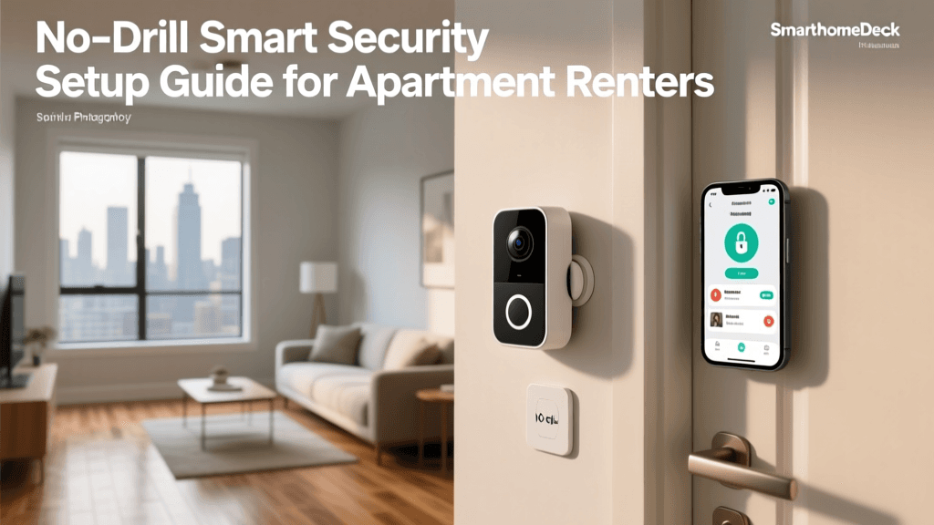 No-Drill Smart Security Setup Guide for Apartment Renters