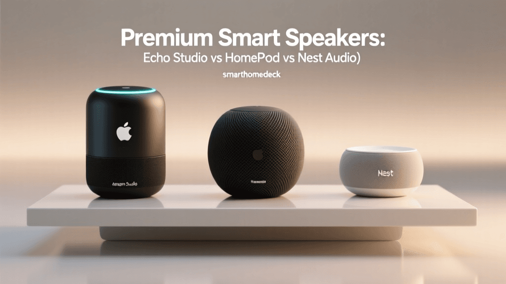 Premium Smart Speakers: Echo Studio vs HomePod vs Nest Audio