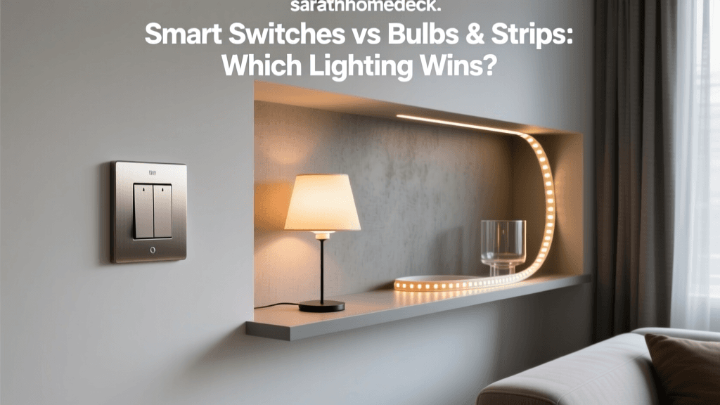 Smart Switches vs Bulbs vs Strips: Which Lighting Wins?