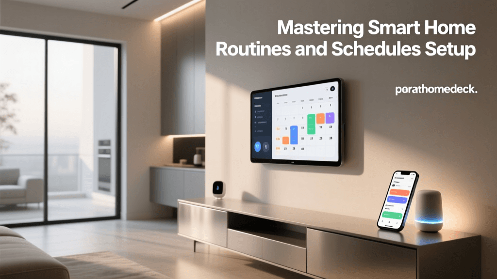 Mastering Smart Home Routines and Schedules Setup