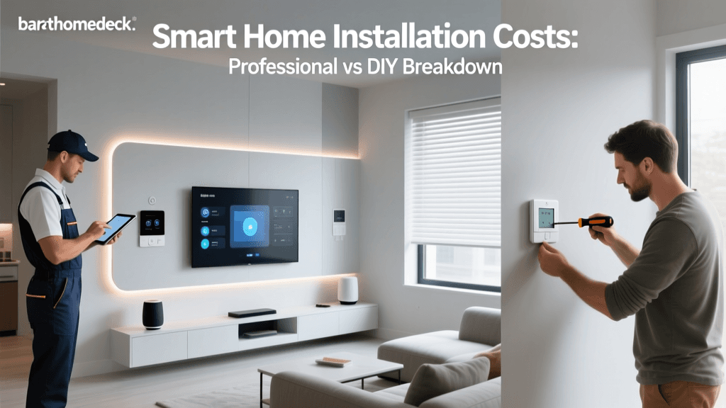 Smart Home Installation Costs: Professional vs DIY Breakdown