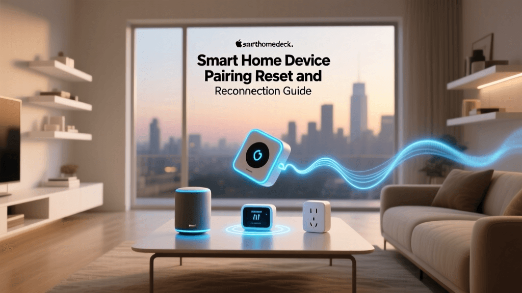 Smart Home Device Pairing Reset and Reconnection Guide