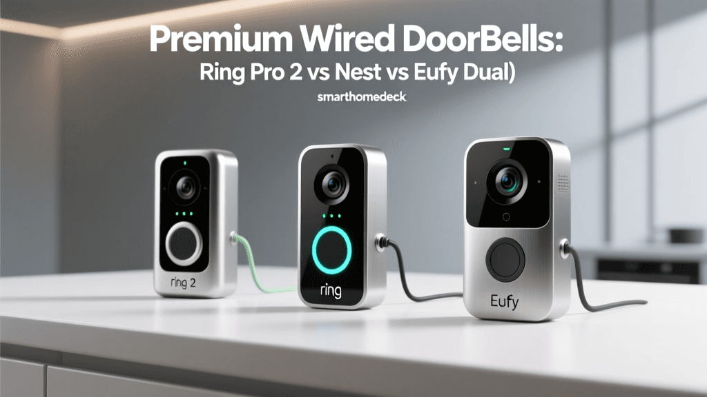 Premium Wired Doorbells: Ring Pro 2 vs Nest vs Eufy Dual