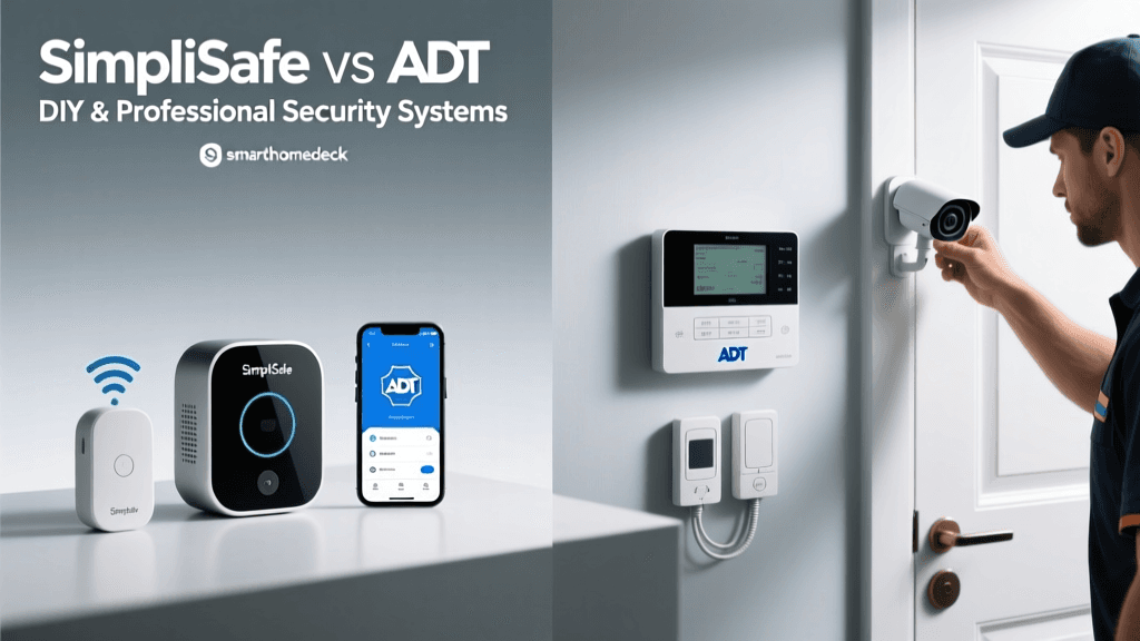 SimpliSafe vs ADT: DIY vs Professional Security Systems