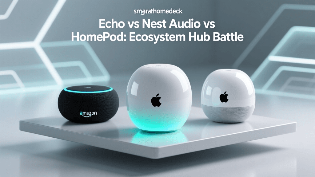 Echo vs Nest Audio vs HomePod: Ecosystem Hub Battle