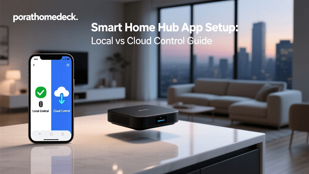 Smart Home Hub App Setup: Local vs Cloud Control Guide