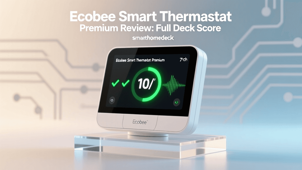 Ecobee Smart Thermostat Premium Review: Full Deck Score