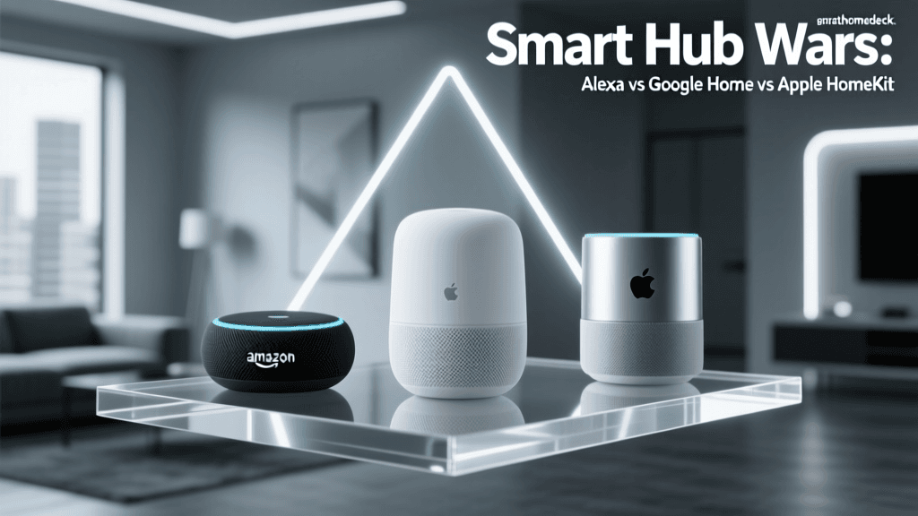 Smart Hub Wars: Alexa vs Google Home vs Apple HomeKit