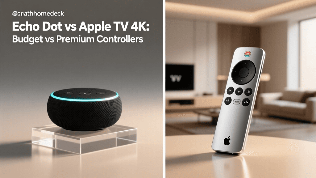 Echo Dot vs Apple TV 4K: Budget vs Premium Controllers