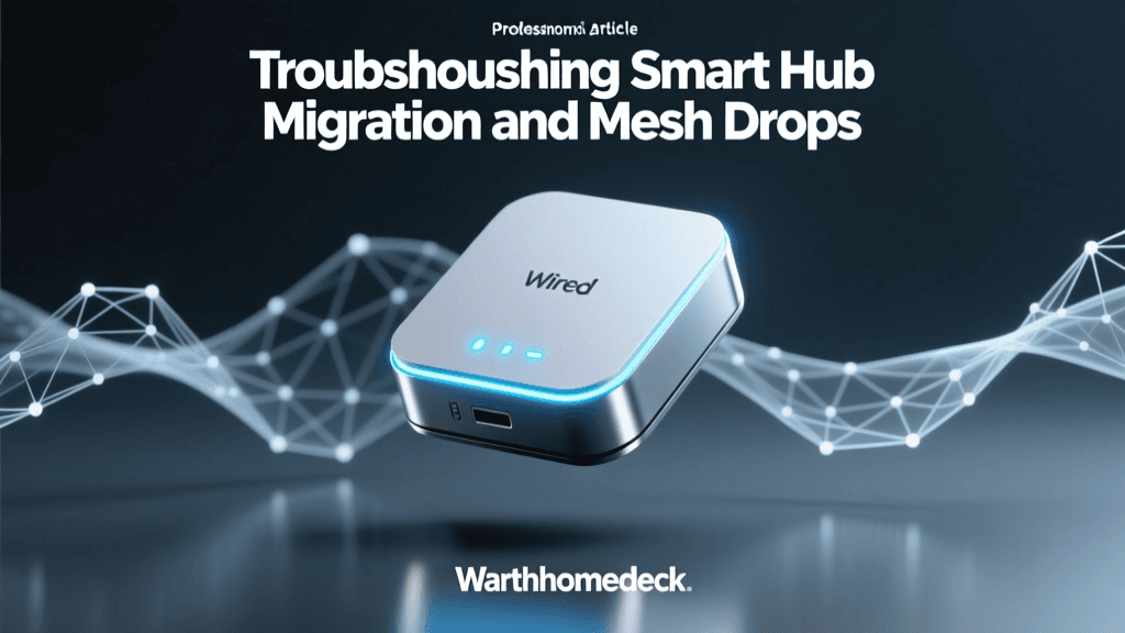 Troubleshooting Smart Hub Migration and Mesh Drops