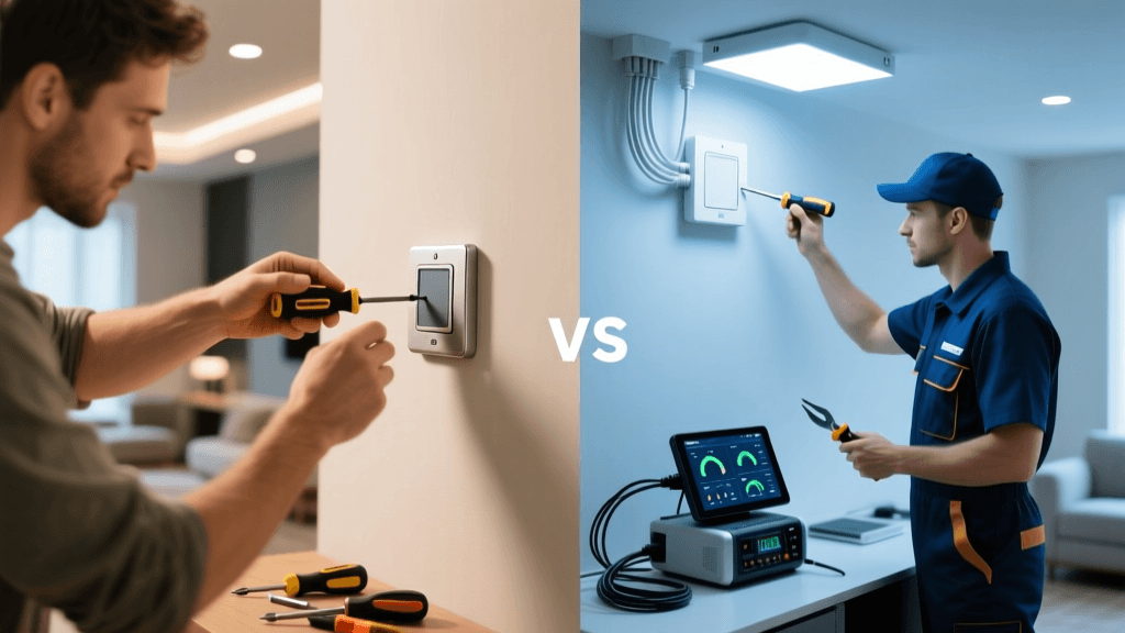 Smart Thermostat & Lighting: DIY vs Pro Installation Costs