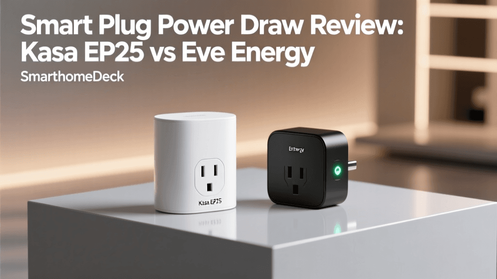 Smart Plug Power Draw Review: Kasa EP25 vs Eve Energy