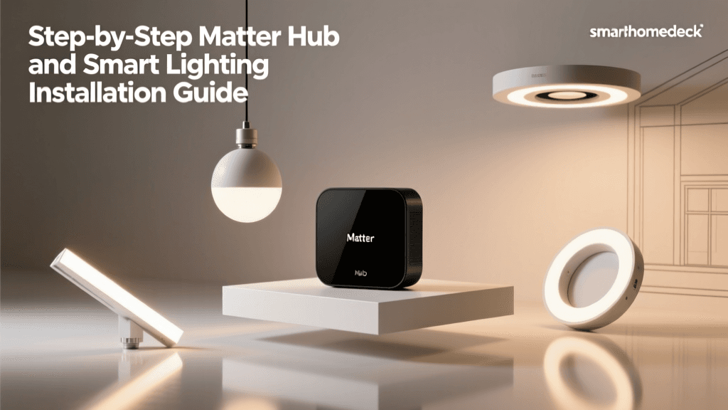 Step-by-Step Matter Hub and Smart Lighting Installation Guide