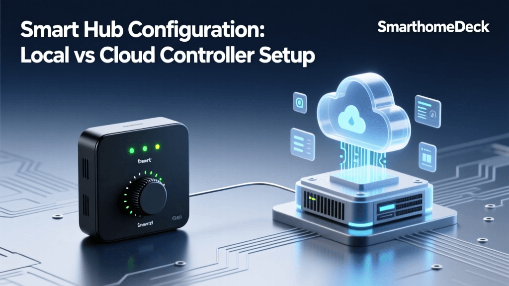 Smart Hub Configuration: Local vs Cloud Controller Setup