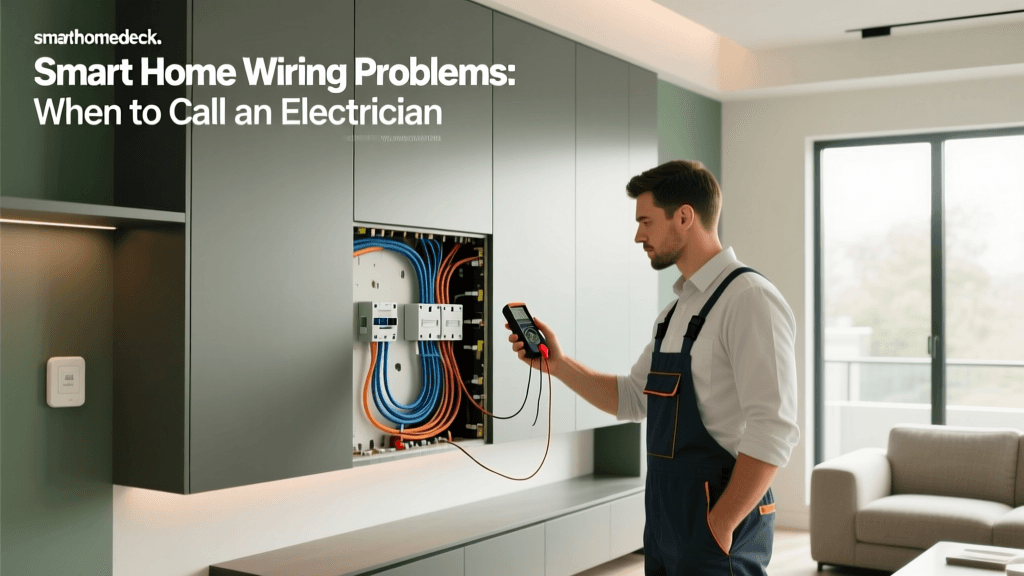 Smart Home Wiring Problems: When to Call an Electrician