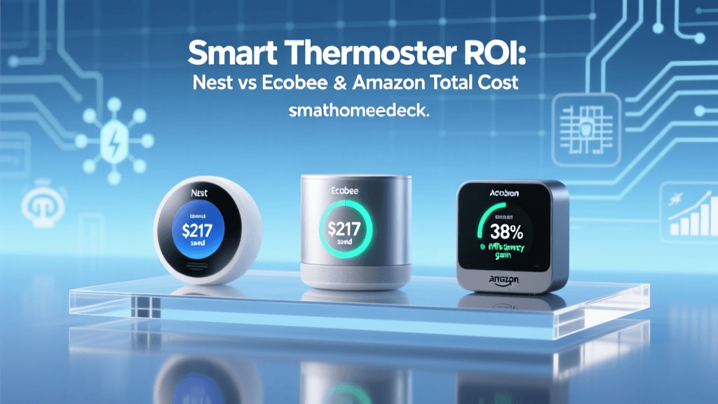 Smart Thermostat ROI: Nest vs Ecobee vs Amazon Total Cost