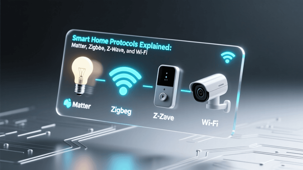 Smart Home Protocols Explained: Matter, Zigbee, Z-Wave, and Wi-Fi