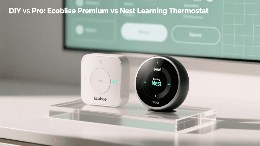 DIY vs Pro: Ecobee Premium vs Nest Learning Thermostat