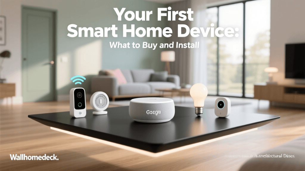 Your First Smart Home Device: What to Buy and Install