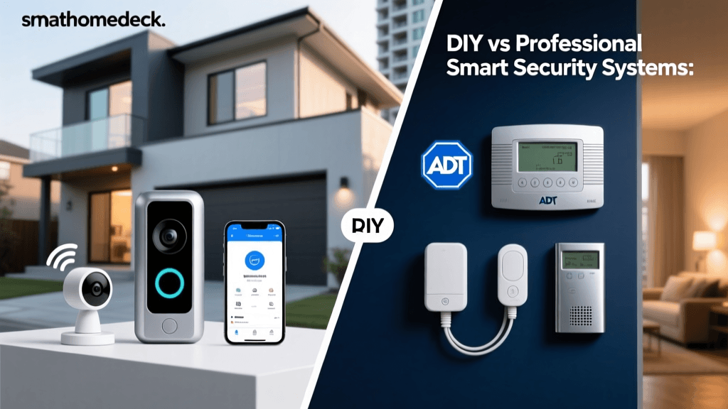 DIY vs Professional Smart Security Systems: Ring vs ADT