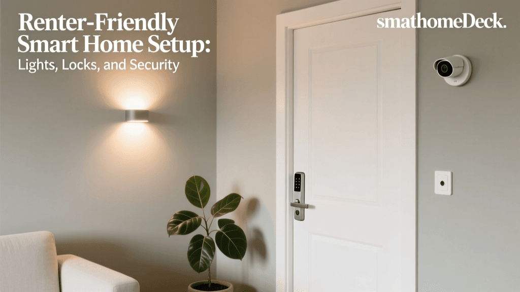 Renter-Friendly Smart Home Setup: Lights, Locks, and Security