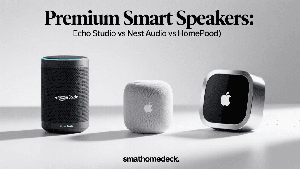 Premium Smart Speakers: Echo Studio vs Nest Audio vs HomePod