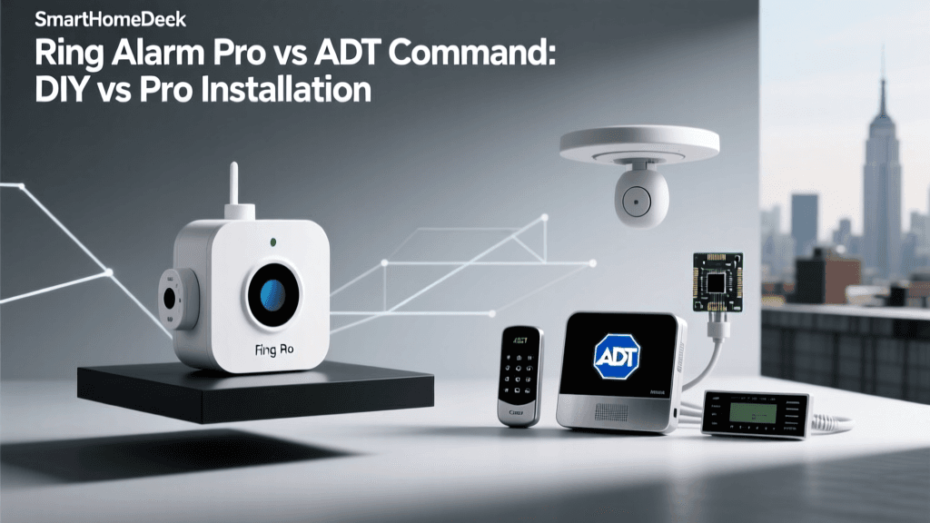 Ring Alarm Pro vs ADT Command: DIY vs Pro Installation