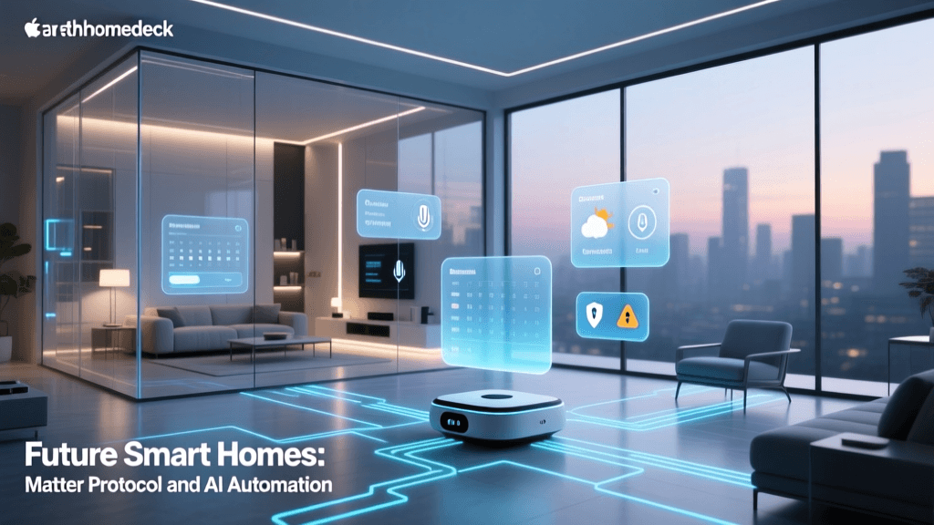 Future Smart Homes: Matter Protocol and AI Automation