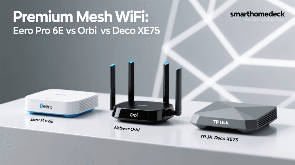 Premium Mesh WiFi: Eero Pro 6E vs Orbi vs Deco XE75