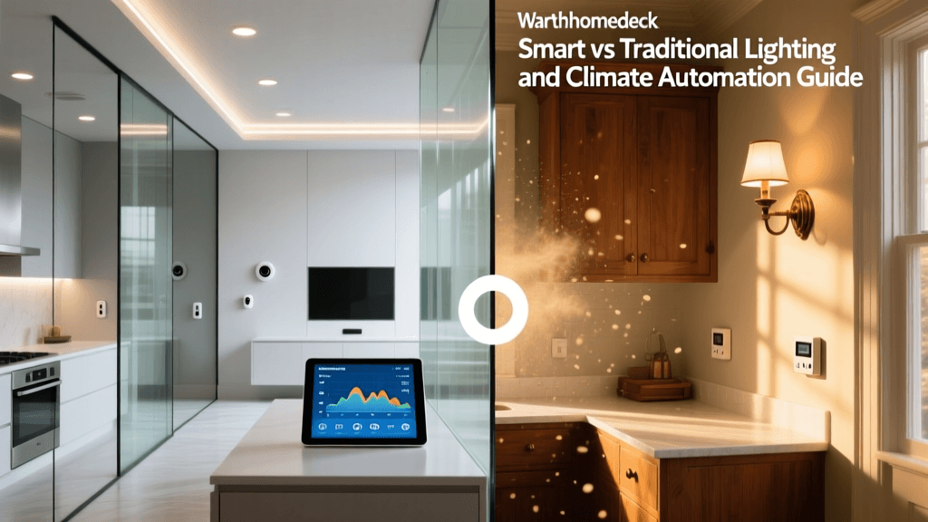 Smart vs Traditional Lighting and Climate Automation Guide