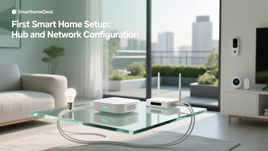 First Smart Home Setup: Hub and Network Configuration