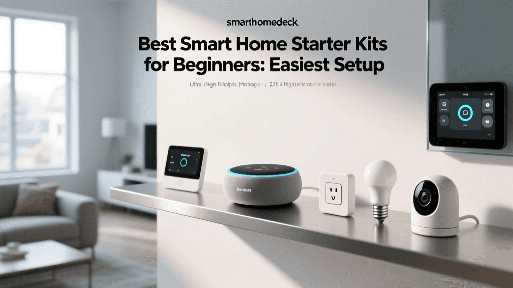 Best Smart Home Starter Kits for Beginners: Easiest Setup