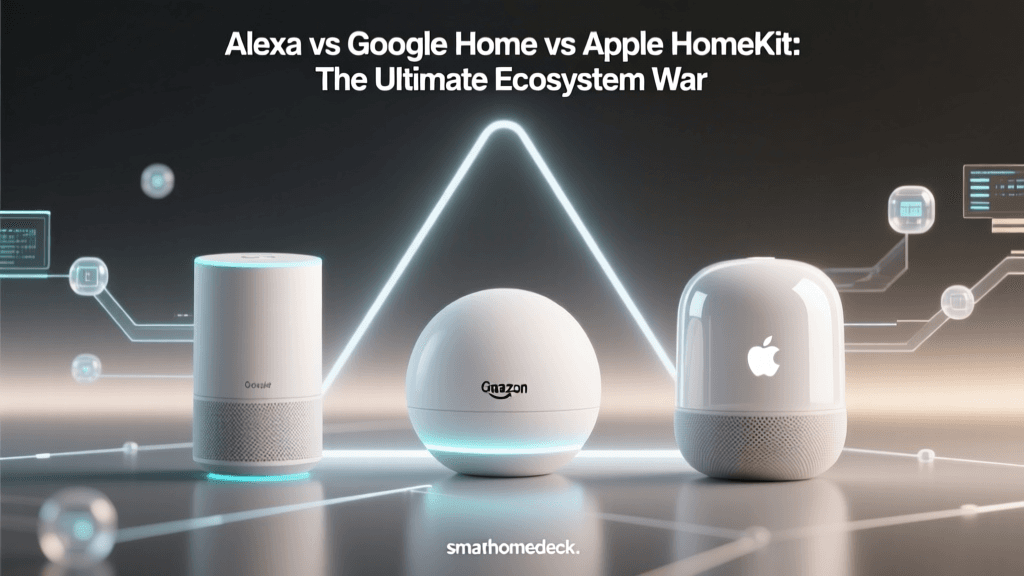Alexa vs Google Home vs Apple HomeKit: The Ultimate Ecosystem War