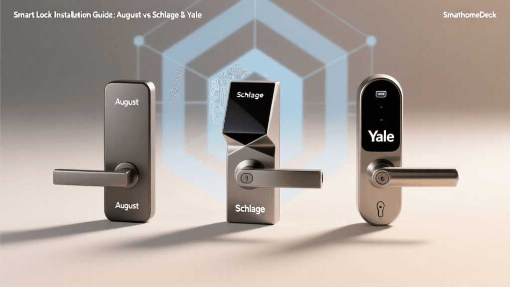 Smart Lock Installation Guide: August vs Schlage vs Yale
