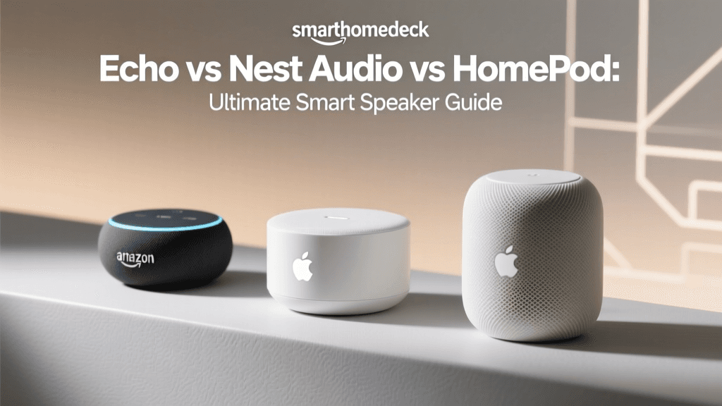 Echo vs Nest Audio vs HomePod: Ultimate Smart Speaker Guide