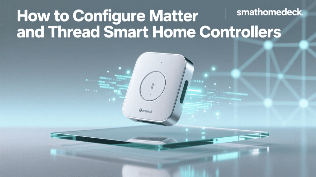 How to Configure Matter and Thread Smart Home Controllers
