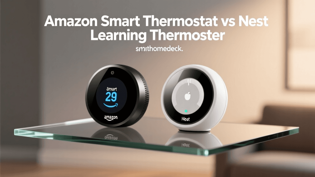 Amazon Smart Thermostat vs Nest Learning Thermostat