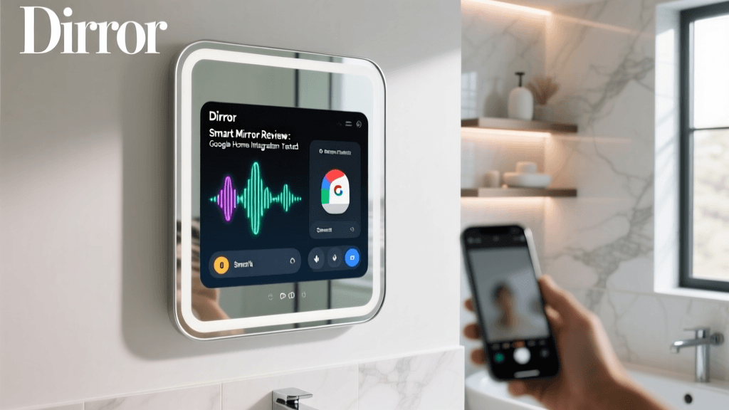 Dirror Smart Mirror Review: Google Home Integration Tested