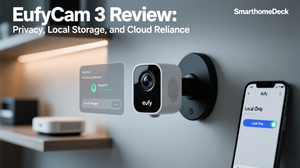 EufyCam 3 Review: Privacy, Local Storage, and Cloud Reliance
