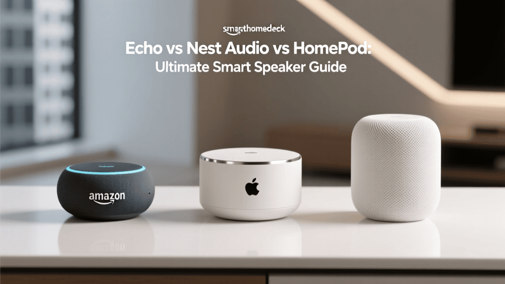 Echo vs Nest Audio vs HomePod: Ultimate Smart Speaker Guide