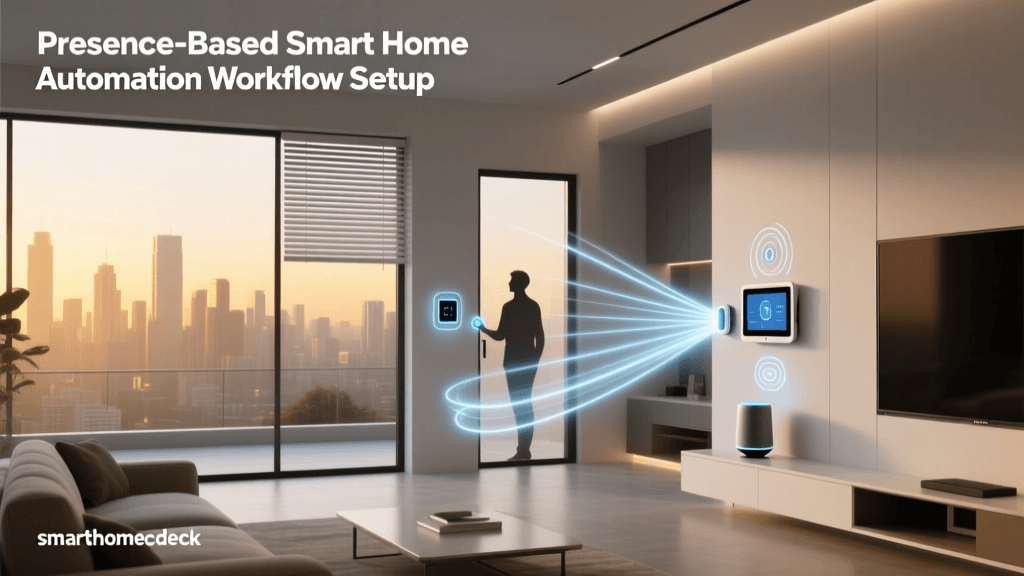 Presence-Based Smart Home Automation Workflow Setup